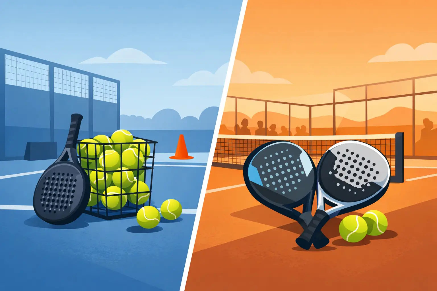 Padel Balls for Training Versus Matches