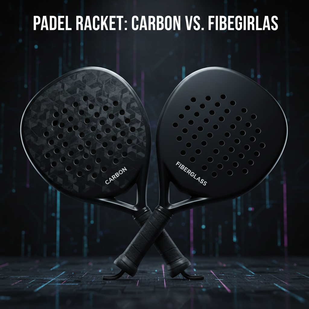 Carbon vs Fiberglass Padel Rackets: Feel, Comfort & Performance