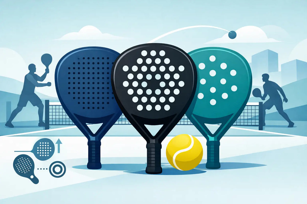 Padel Rackets Pattern How Padel Racket Hole Pattern Affects Play – Padel Pulse Ace