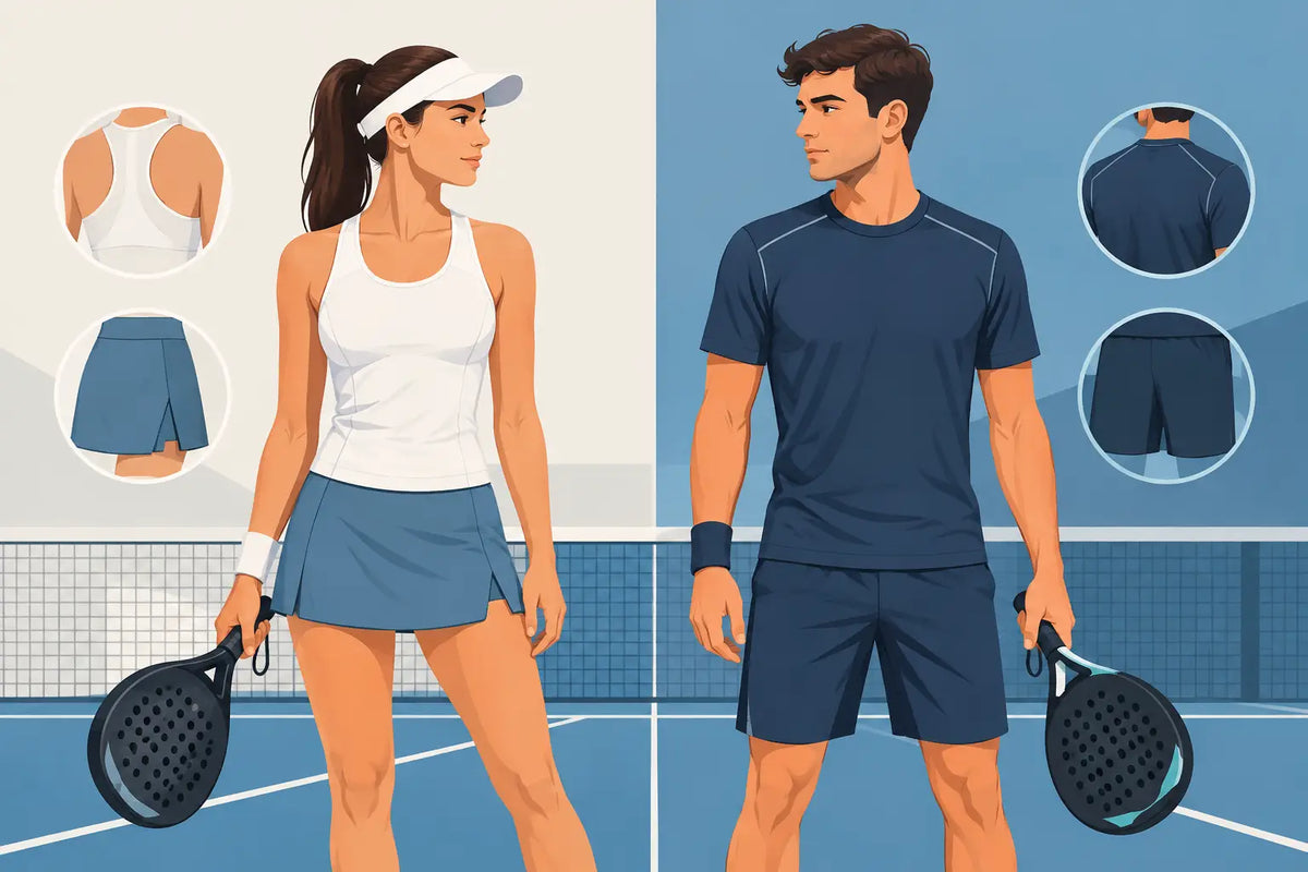 Women's vs Men's Padel Apparel Differences
