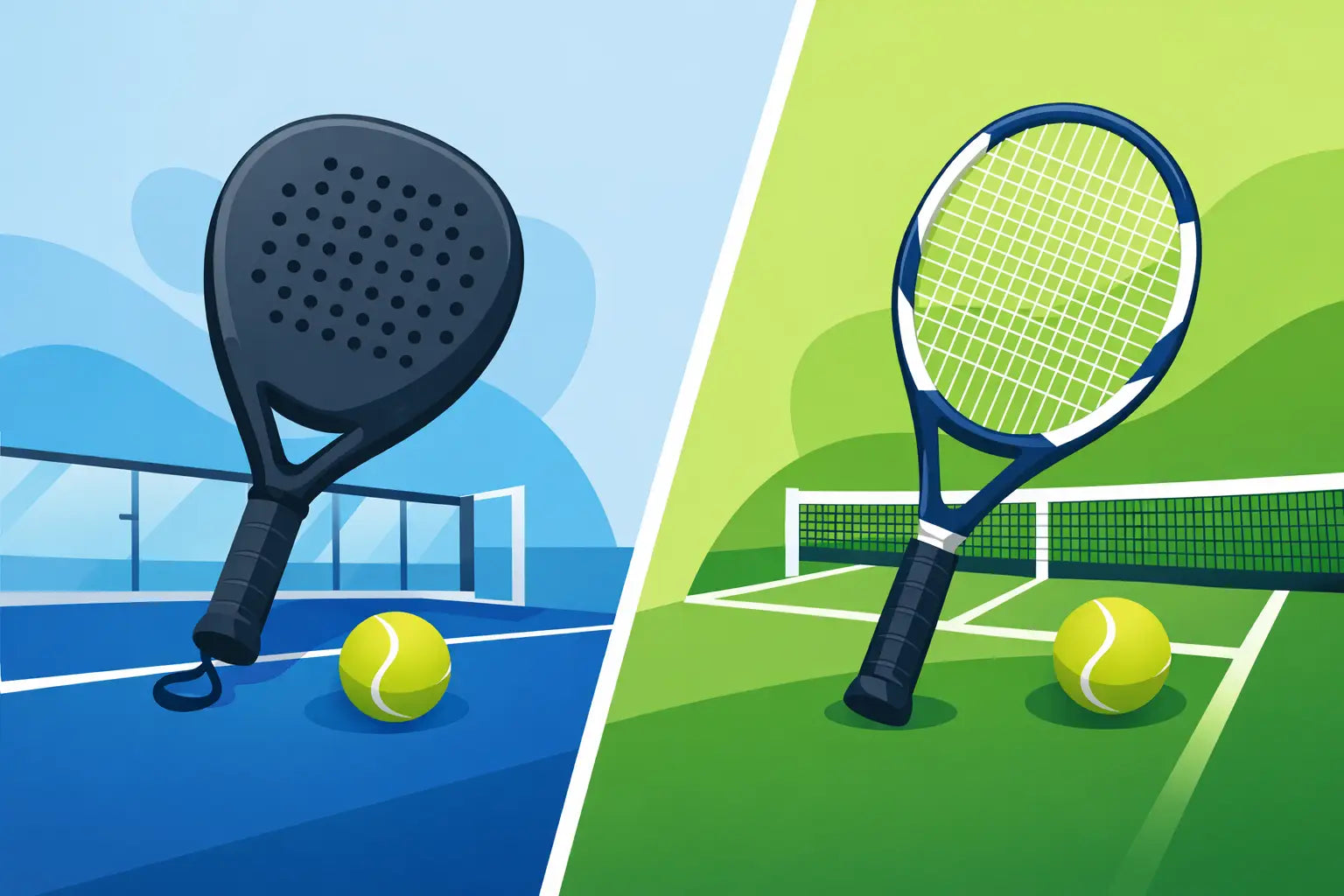 Padel Racket vs Tennis Racket: Key Differences