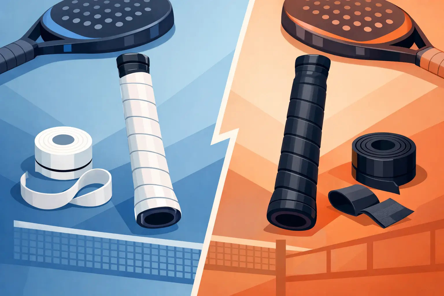 Padel Overgrip vs Replacement Grip