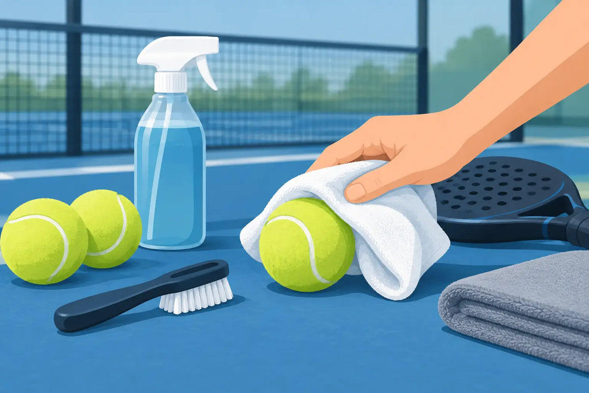 How to Clean Padel Balls Without Ruining Felt