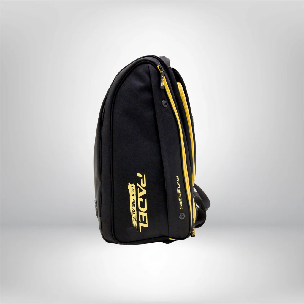 PPA Pro Series padel bag in black with gold zips