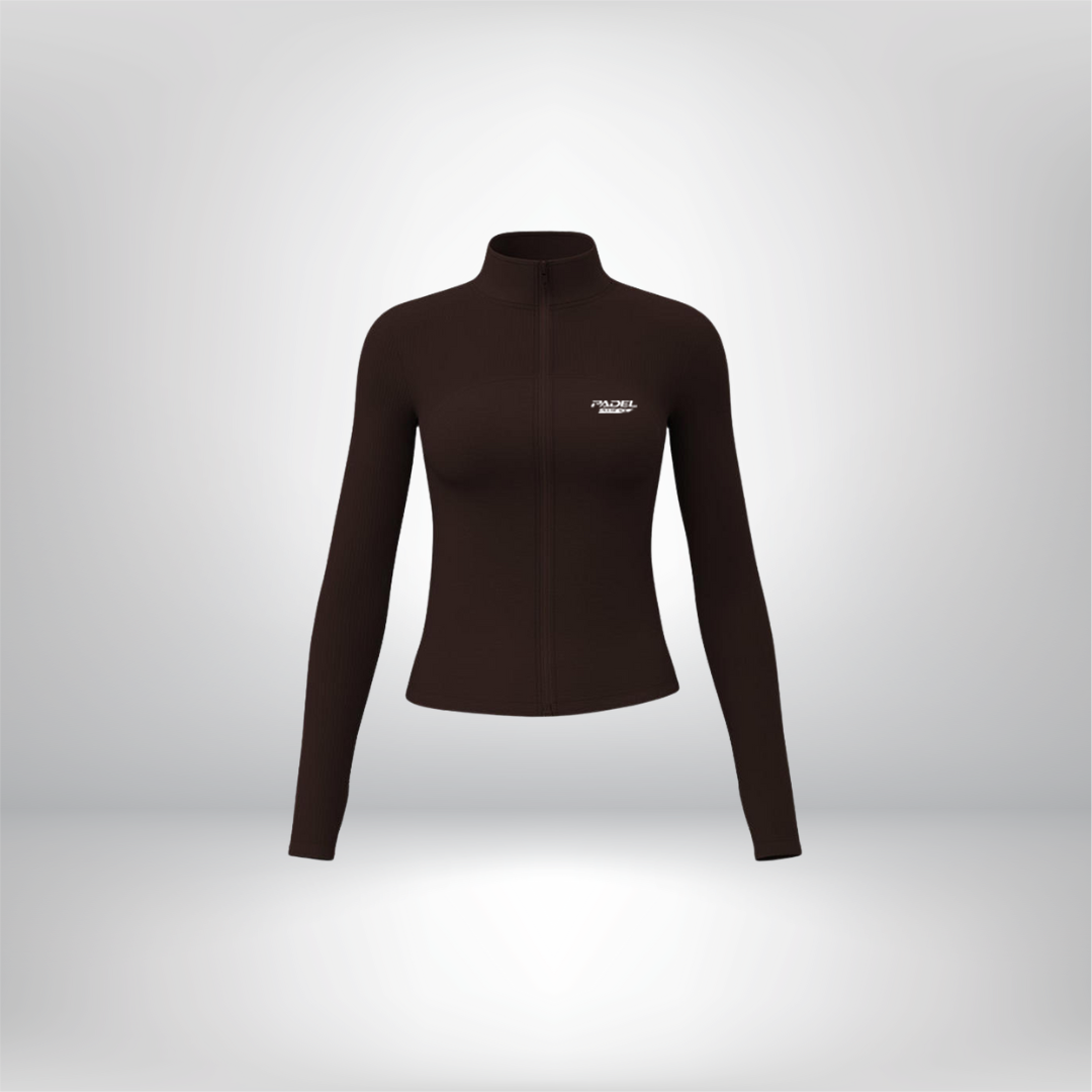 PPA AeroFlex Zip Performance Top – Women Brown