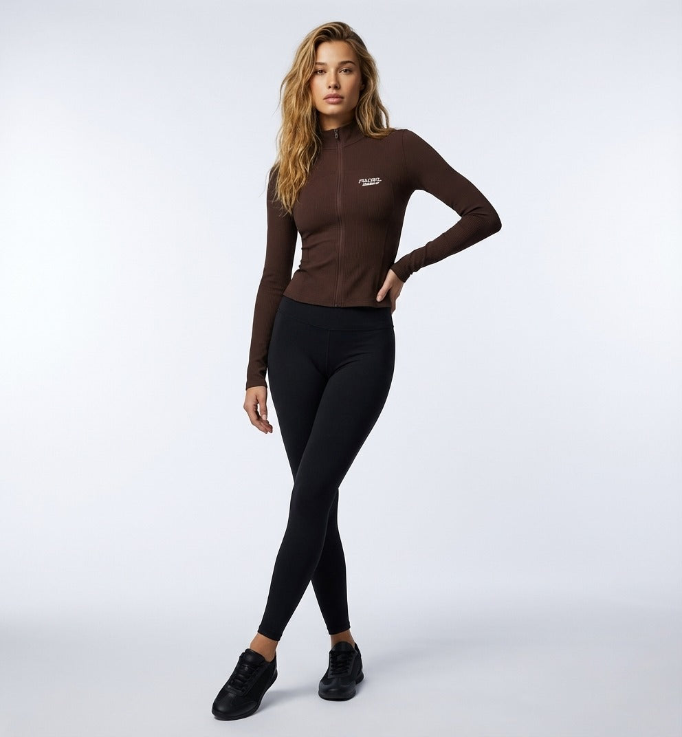 PPA AeroFlex Zip Performance Top – Women Brown